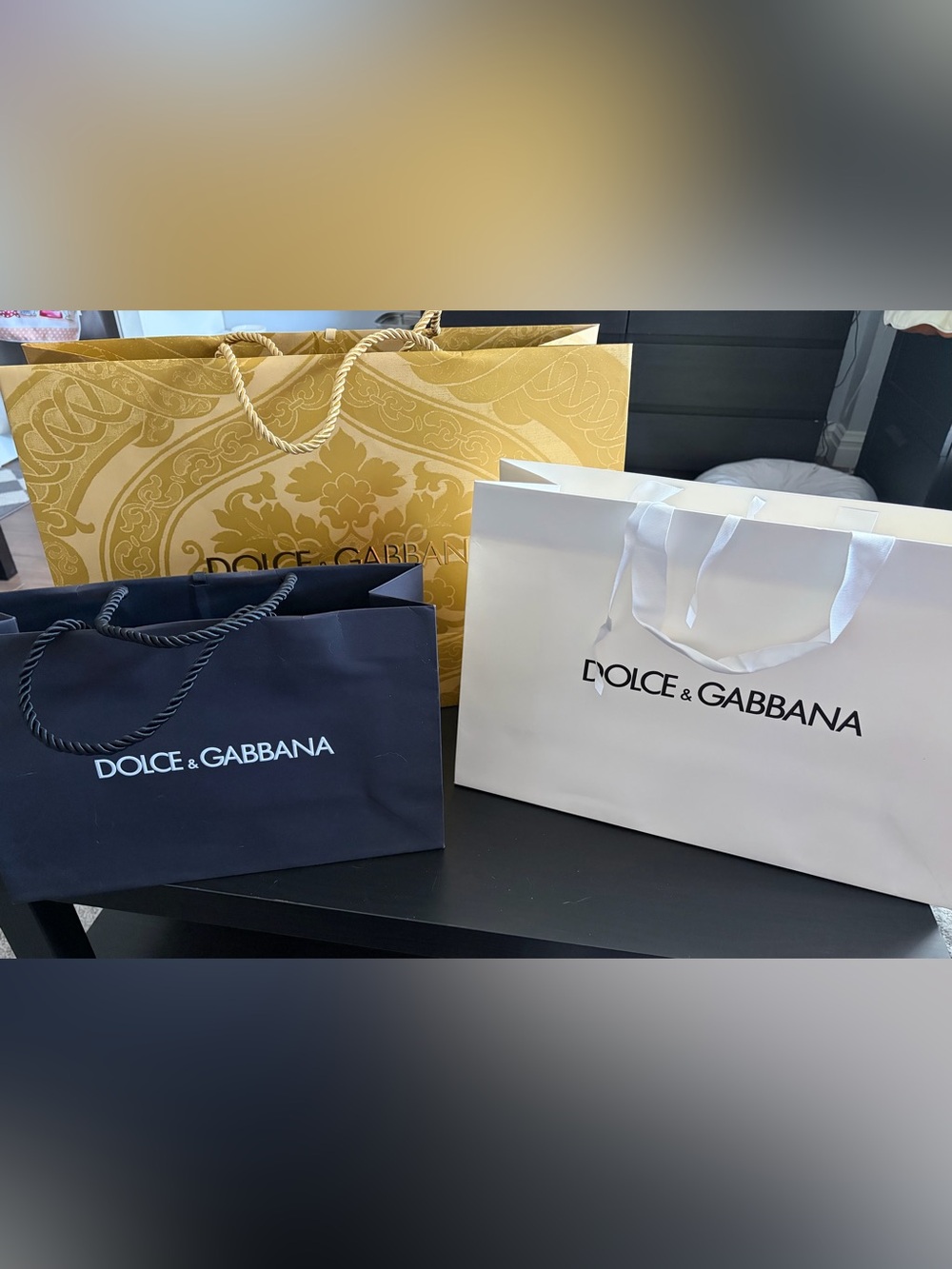 Dolce Gabbana paper bags